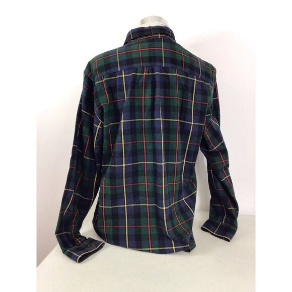 L.L. Bean Men's Plaid Button Down Shirt - Green, Blue, Red - Picture 4 of 7